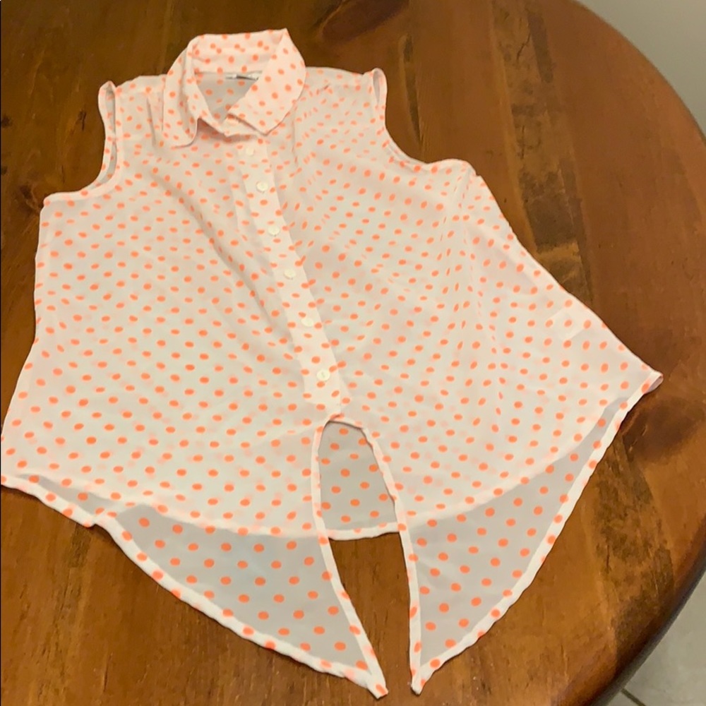Juniors bar III small sheer top